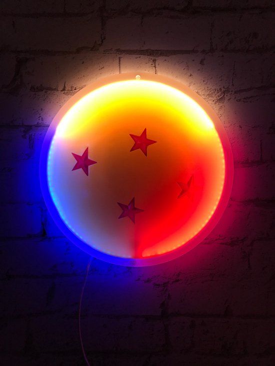 Teknofun Dragon Ball Z LED Wandlamp - Dragon Ball - RGB - 40cm