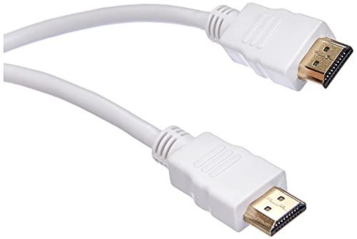 PremiumCord 4K High Speed HDMI + Ethernet-kabel 1,5 m, compatibel met video 4K 2160p, Full HD 1080p, Deep Color, 3D, ARC, HDR, 3x afgeschermd, 10,2 Gbps, vergulde aansluitingen, wit