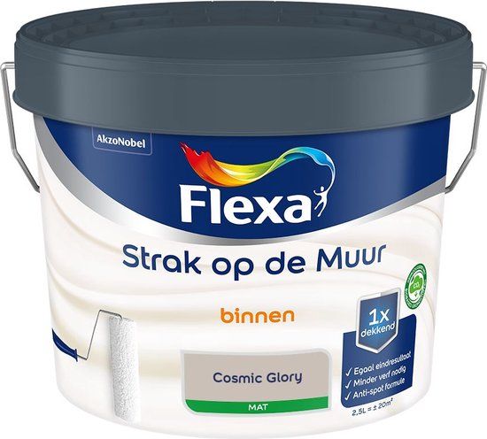 Flexa Strak op de Muur Muurverf - Cosmic Glory - 2.5 L