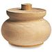 Gedotec Pied de meuble CLAUDIA en bois avec cheville en bois, Ø 75 mm