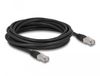 DeLOCK 80129 Netwerkkabel Zwart 5 m Cat6a S/FTP