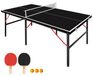 Table de ping-pong pliable avec filet et accessoires