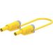 Electro PJP 2714-IEC-CD1-100J Meetsnoer Steekaansluiting 4 mm, Bananenstekker Bananenstekker 100 cm Geel 1 stuk(s)