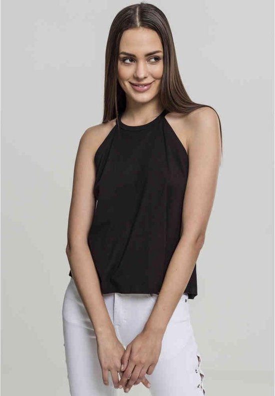 Urban Classics Halterneck Dames Halternecks - Zwart - S