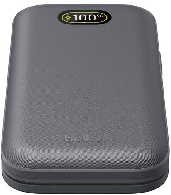 Belkin Boostcharge 27.000 Mah – 240w Pd Met Geïntegreerde Kabel & Display Powerbank Zwart