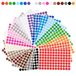 Gommettes Rondes Gommettes Autocollantes 1920 Pcs 15mm Gommette Couleur Codage Étiquettes Pastille Couleur Autocollante pour Fournitures de Bureau Famille École Calendriers, 20 Couleurs