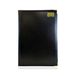 G4GADGET Premium 2023 Dagboek Week op twee pagina's Bekijk FSC-gecertificeerd 80GSM papier vergulde randen A4 zwart 30cmx21cm