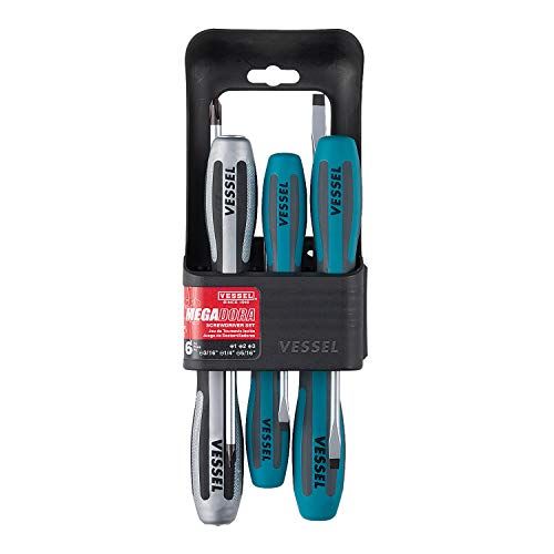 VESSEL 9006HS Set van 6 slagschroevendraaiers "Megadora ImpacTA"