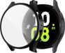 Strap-it Hard case bescherming - Stevig PC hoesje met glasplaat geschikt voor Samsung Galaxy Watch 5 44mm - noir