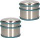Alpina Butée de porte 2 pièces - Acier - Bleu - 1,1 kg