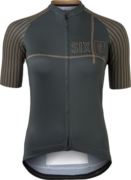 AGU Classic Fietsshirt II Six6 Dames - Groen - S