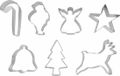Ibili Uitstekers kerst set 7 stuks