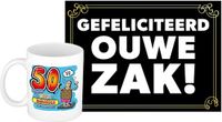 Bellatio Decorations Koffiemok 50 Jaar - Man - Humor - Met Wenskaart