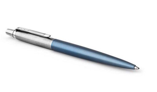 Parker Jotter Waterloo Blue Medium Point Blue Ink Ballpoint Pen