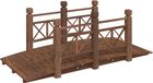 vidaXL Tuinbrug met leuningen 150x67x56 cm massief vurenhout