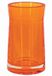 Spirella Max Tandenborstelhouder – Acryl Borstelhouder en Tandpasta Houder voor de Badkamer – Oranje