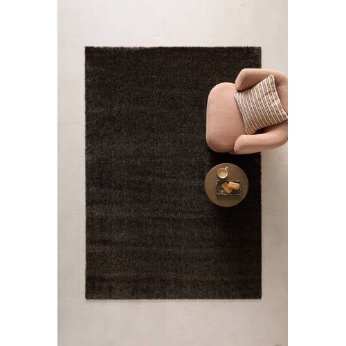 NOUS Living Tiemen vloerkleed donkerbruin (290x200 cm)