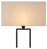 Atmooz - Vloerlamp Paula - Staande Lamp - Stalamp - Woonkamer - Zwart en witte kap - Hoogte 160cm - Metaal