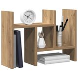vidaXL Bureau Organizer Artisanaal eiken 34,5 x 15,5 x 35,5 cm