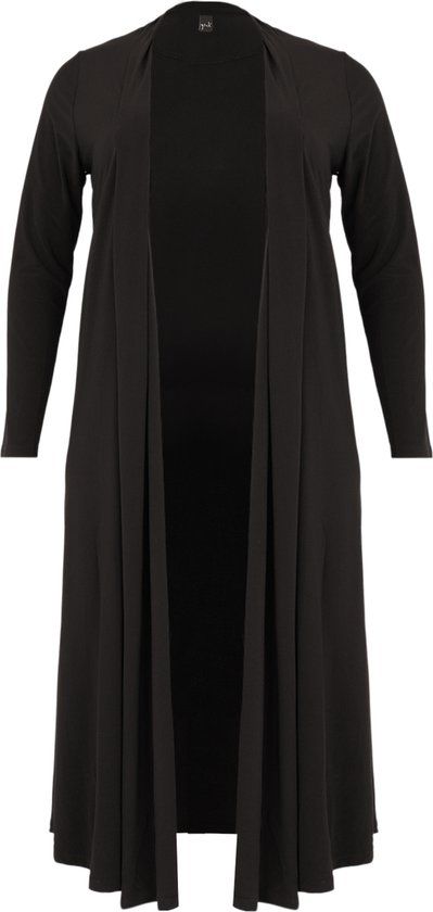 YOEK Dames Vest met een gedrapeerde voorkant
