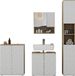 Vicco Badkamermeubelset Edge Wit 4-delig