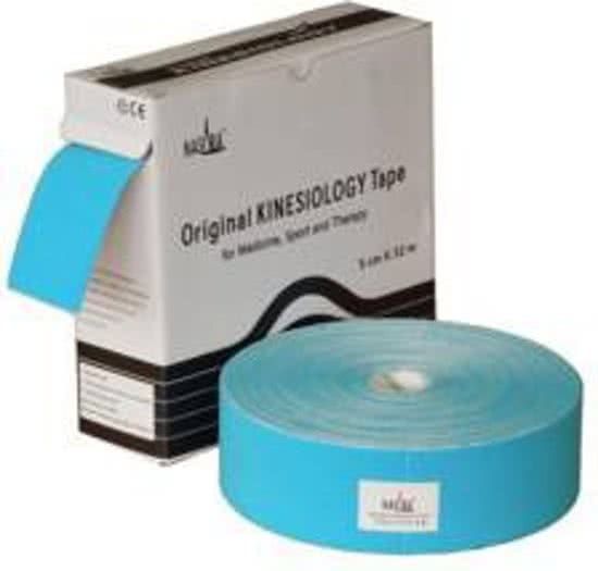 Nasara Kinesiologytape - 32 meter x 5 cm - blauw