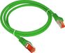 ALANTEC câble patch, S/FTP, Cat.6A, 0,5 mètre, vert, LSOH