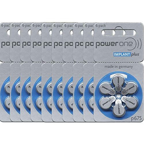 Power One 10 packs (60 batterijen) Cochlear Implant batterijen! 60 batterijen