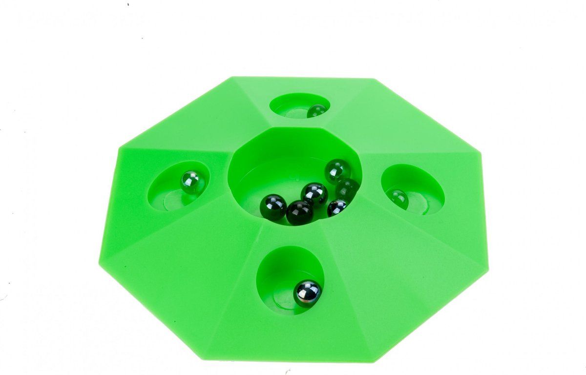 Angel toys Knikkerpotje 22CM Met Knikkers - Groen