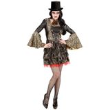 Gothic vampierkostuum voor dames, klein, maat 36-38, voor Halloween verkleedpartijen