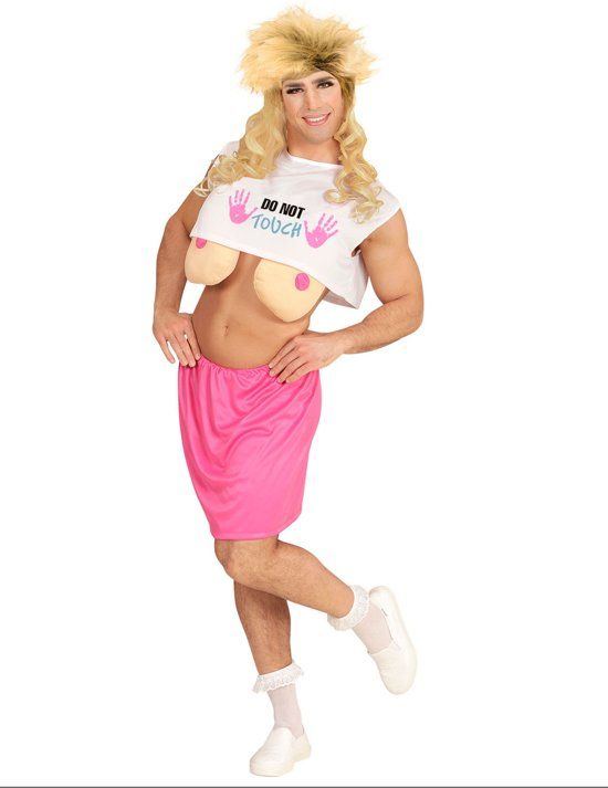 Generik Humoristisch top model kostuum voor mannen - Verkleedkleding