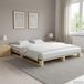 Maison Exclusive - Cadre de lit palette sans matelas 200x200 cm bois massif pin
