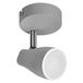 Osram LED SPOT PEAR plafondmontagespot, grijs, 4,3W, 210lm, gericht licht met warm witte lichtkleur, met flexibele GU10 kop, inclusief GU10 lamp, IP20, 2700K.