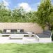 Maison Exclusive Garden furniture set for 6 people with cushions, white, solid wood