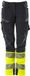 Mascot Accelerate Safe Pantalon met kniezakken 19178-511 - marine foncée/jaune haute visibilité - C36 - 82