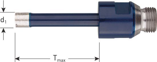 Rotec Natuursteenboor 26x50mm 1/2'' (M) - 7730260