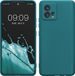 kwmobile telefoonhoesje geschikt voor Motorola Moto G72 - Hoesje voor smartphone - In mat petrol