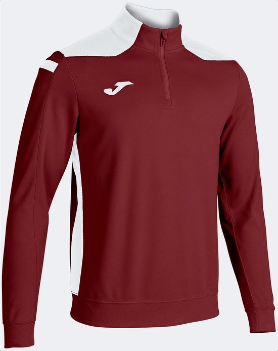 Joma Championship VI Ziptop Kinderen - Bordeaux / Wit - Maat 164
