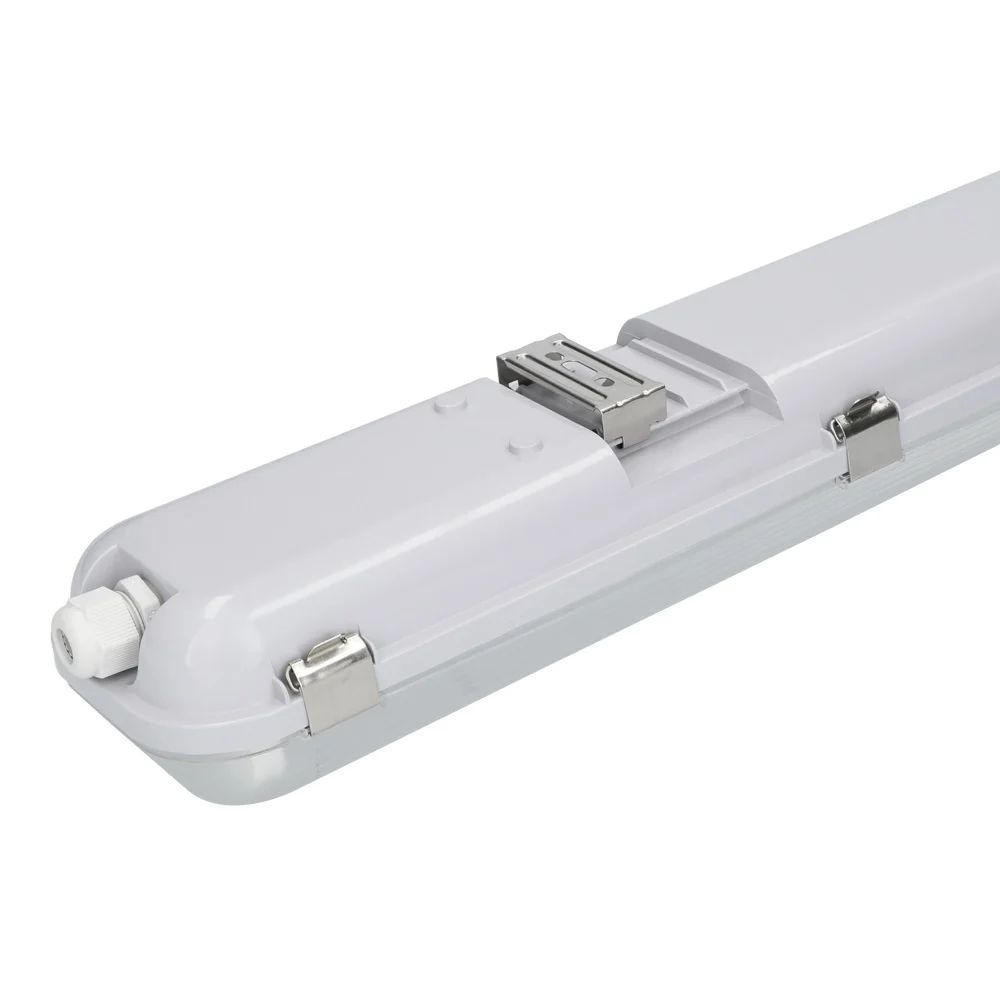 HOFTRONIC™ Ecoseries LED TL armatuur 120cm dubbel IP65 - 6000K - 36W 6300lm (175lm/W) - Flikkervrij koppelbaar - T8 G13 fitting - Incl. 2x LED TL buis