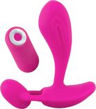 SMILE RC - vibromasseur point G télécommandé rechargeable - silicone rose