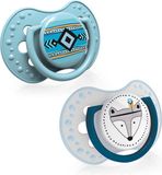 Lovi Fopspeen Indian Summer Blauw 0-3 maanden (Set 2 stuks)