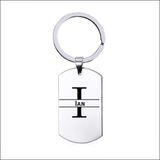 MC Living KadoExpress Sleutelhanger RVS Met Naam - Ian