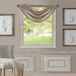 Elrene All Seasons kamerverduisterende watervalraamvolant, accessoire voor slaap- of woonkamerramen met staafzaklipjes, 132 x 91 cm, taupe, 1 volant