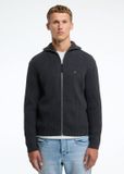 CHASIN' Heren Cardigan Oliver Full Zip Donkergrijs