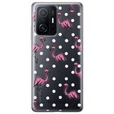 ERT GROUP mobiel telefoonhoesje voor Xiaomi 11T 5G / 11T PRO 5G origineel en officieel erkend Babaco patroon Flamingo 003