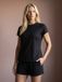 Sjeng Sport SOMMER T-shirt Femme - T-shirt de tennis Femme - Noir - Taille : M
