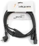 Algam Lighting IEC stroomkabel - Split 3 IEC-stekker 2,4 m