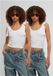 Urban Classics Tied Basic Jersey Top (Set van 2) Femme Top - Blanc - XS