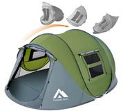 4 Persoon Gemakkelijk Pop Up Tent Waterdichte Automatische Setup 2 Deuren-Instant Familie Tenten voor Camping Wandelen & Reizen