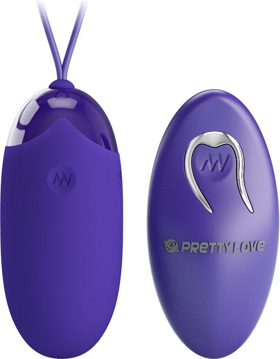 Pretty Love - Berger Youth - Oplaadbaar Vibrerend Eitje Met Afstandsbediening - Blauw